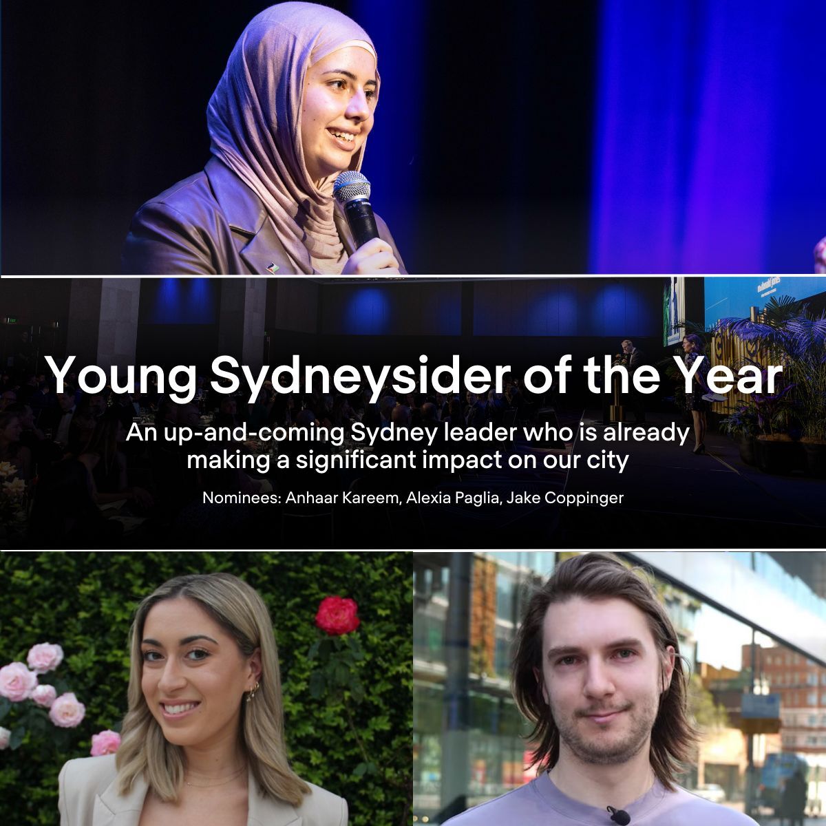 Jake Coppinger nominated for Young Sydneysider of the Year Award (Committee for Sydney)